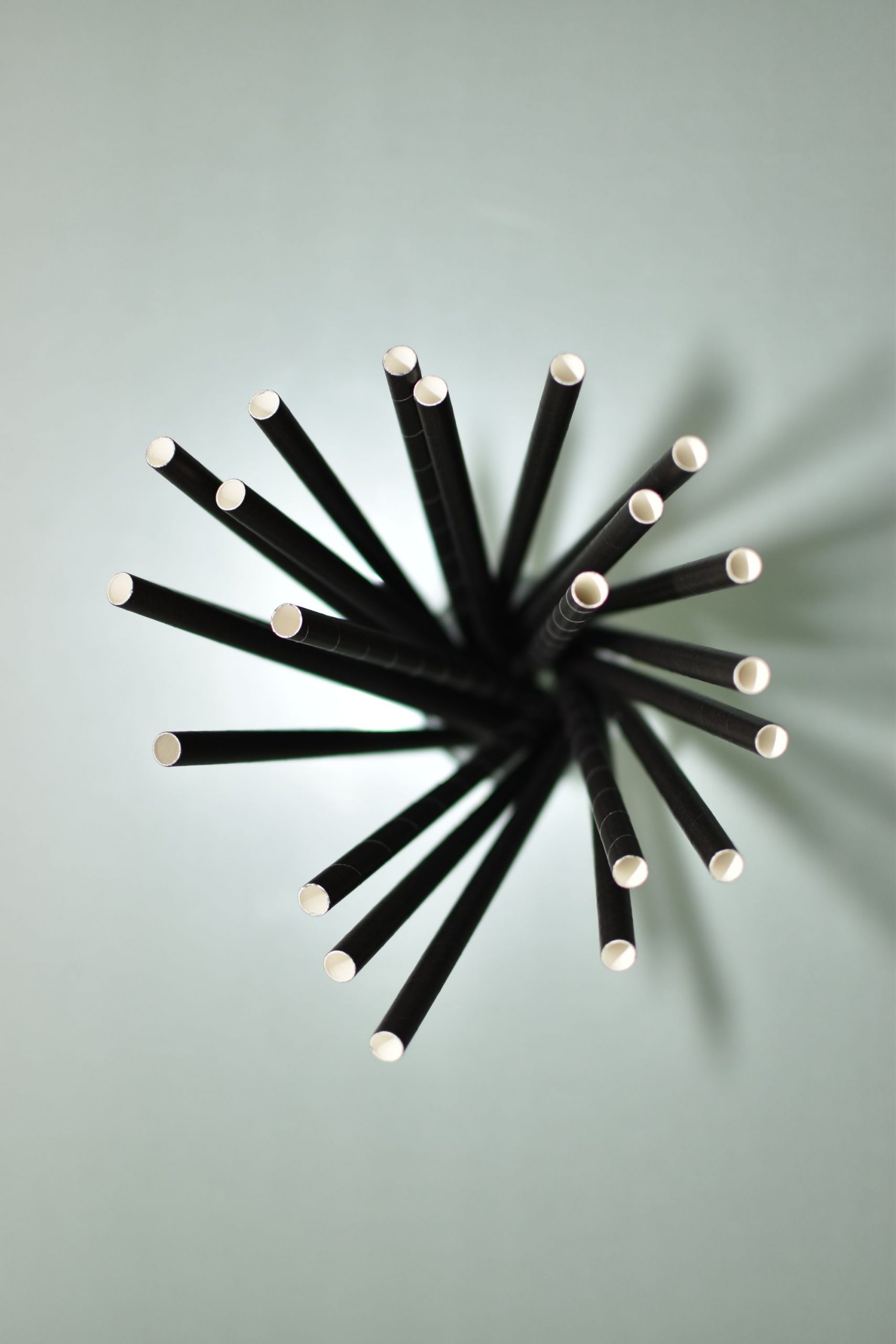 PAIE DE BĂUT DIN HÂRTIE, NEGRU (197X8MM) – SET 400 BUCĂȚI 3