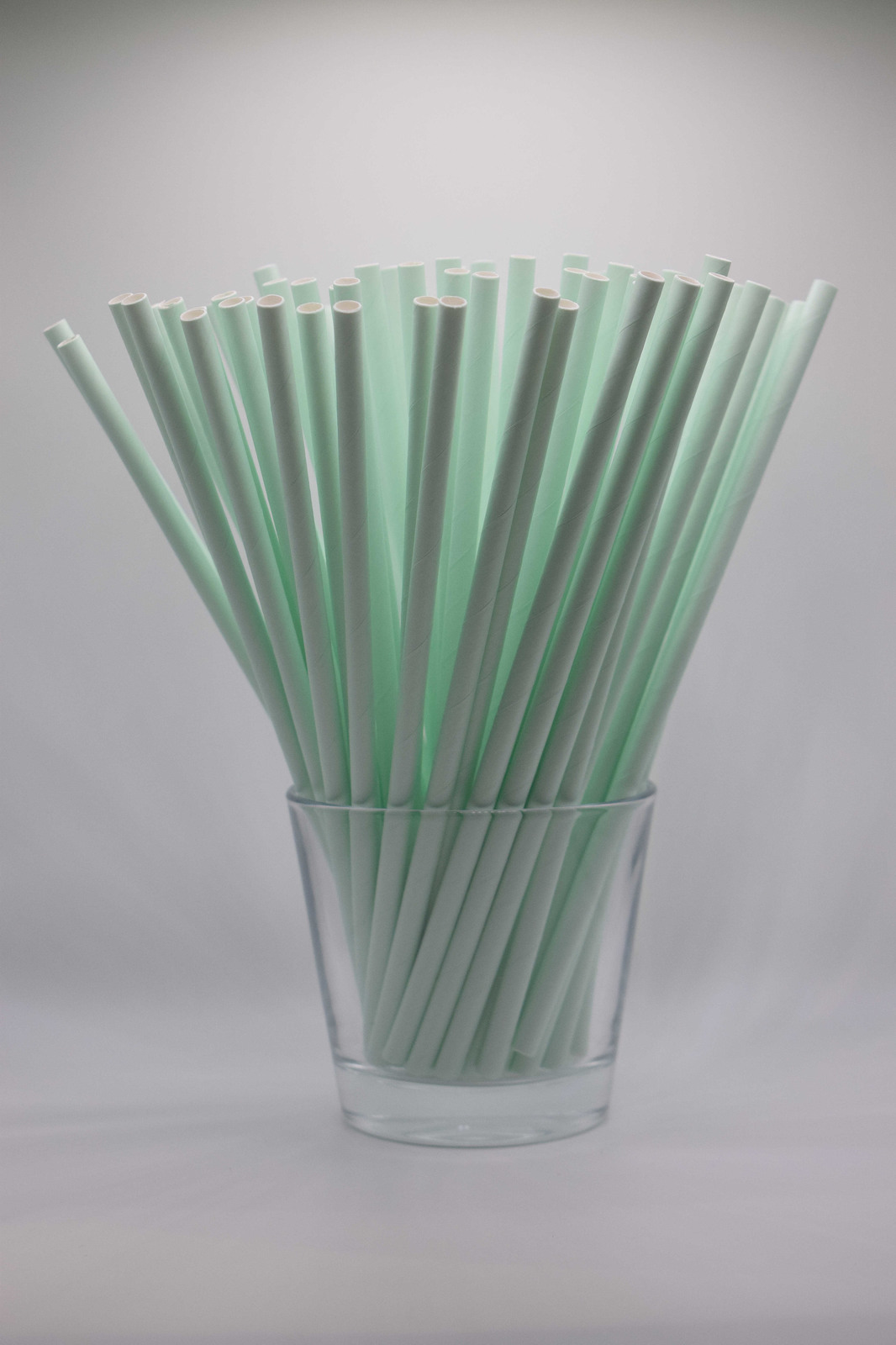PAIE DE BĂUT DIN HÂRTIE, VERDE MENTĂ (197X6MM) – SET 200 BUCĂȚI 3